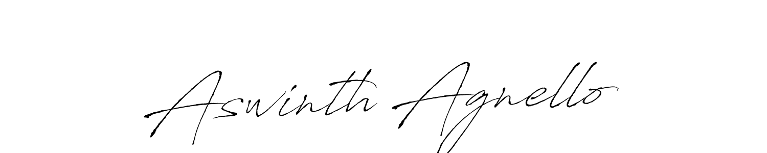 It looks lik you need a new signature style for name Aswinth Agnello. Design unique handwritten (Antro_Vectra) signature with our free signature maker in just a few clicks. Aswinth Agnello signature style 6 images and pictures png