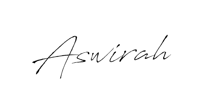 How to make Aswirah signature? Antro_Vectra is a professional autograph style. Create handwritten signature for Aswirah name. Aswirah signature style 6 images and pictures png