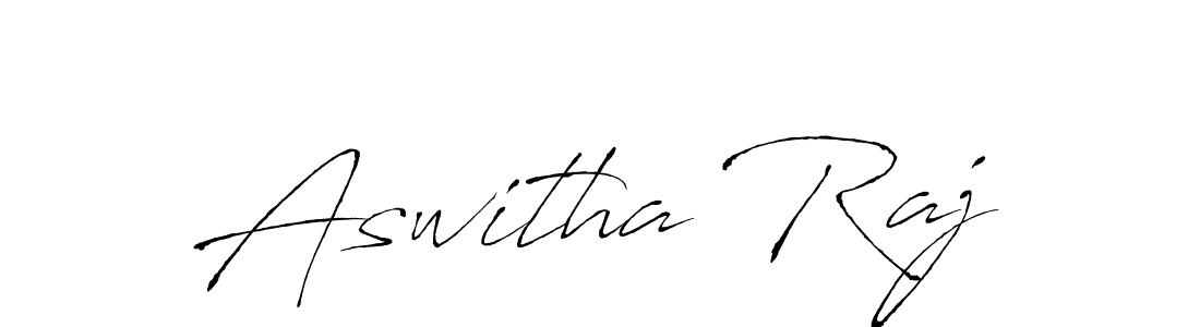 The best way (Antro_Vectra) to make a short signature is to pick only two or three words in your name. The name Aswitha Raj include a total of six letters. For converting this name. Aswitha Raj signature style 6 images and pictures png