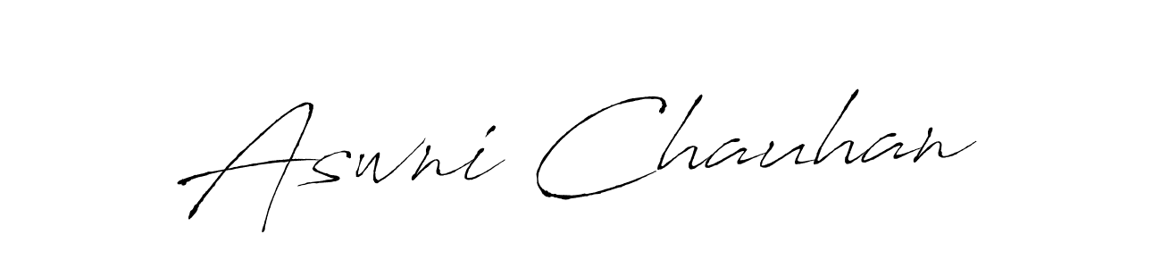 Make a beautiful signature design for name Aswni Chauhan. Use this online signature maker to create a handwritten signature for free. Aswni Chauhan signature style 6 images and pictures png