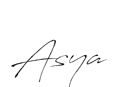 Make a beautiful signature design for name Asya. With this signature (Antro_Vectra) style, you can create a handwritten signature for free. Asya signature style 6 images and pictures png