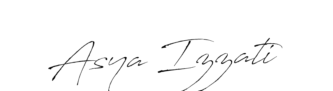 It looks lik you need a new signature style for name Asya Izzati. Design unique handwritten (Antro_Vectra) signature with our free signature maker in just a few clicks. Asya Izzati signature style 6 images and pictures png