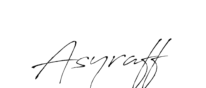 Once you've used our free online signature maker to create your best signature Antro_Vectra style, it's time to enjoy all of the benefits that Asyraff name signing documents. Asyraff signature style 6 images and pictures png