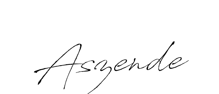 Antro_Vectra is a professional signature style that is perfect for those who want to add a touch of class to their signature. It is also a great choice for those who want to make their signature more unique. Get Aszende name to fancy signature for free. Aszende signature style 6 images and pictures png