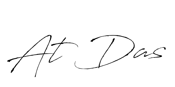 How to make At Das name signature. Use Antro_Vectra style for creating short signs online. This is the latest handwritten sign. At Das signature style 6 images and pictures png