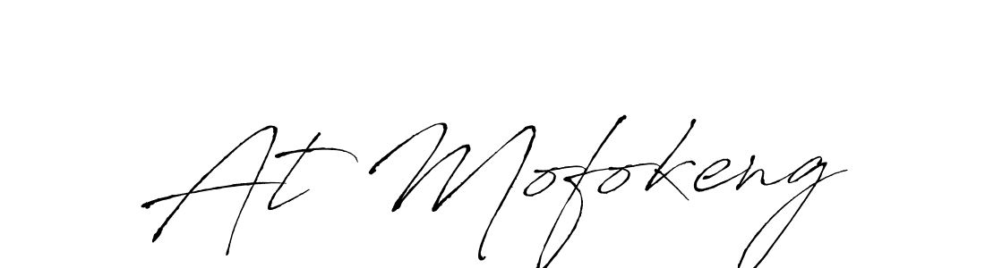 The best way (Antro_Vectra) to make a short signature is to pick only two or three words in your name. The name At Mofokeng include a total of six letters. For converting this name. At Mofokeng signature style 6 images and pictures png