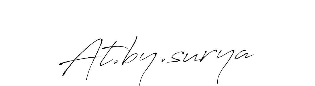 Use a signature maker to create a handwritten signature online. With this signature software, you can design (Antro_Vectra) your own signature for name At.by.surya. At.by.surya signature style 6 images and pictures png