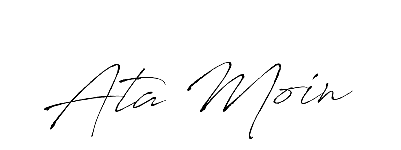 Here are the top 10 professional signature styles for the name Ata Moin. These are the best autograph styles you can use for your name. Ata Moin signature style 6 images and pictures png