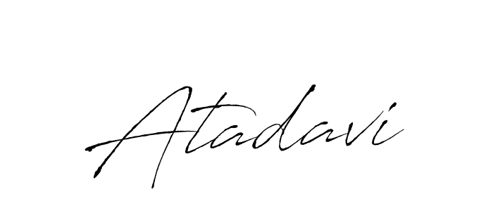 Design your own signature with our free online signature maker. With this signature software, you can create a handwritten (Antro_Vectra) signature for name Atadavi. Atadavi signature style 6 images and pictures png