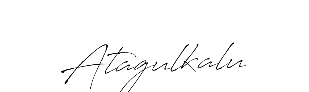 Also You can easily find your signature by using the search form. We will create Atagulkalu name handwritten signature images for you free of cost using Antro_Vectra sign style. Atagulkalu signature style 6 images and pictures png