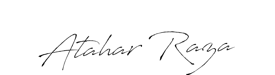 Use a signature maker to create a handwritten signature online. With this signature software, you can design (Antro_Vectra) your own signature for name Atahar Raza. Atahar Raza signature style 6 images and pictures png