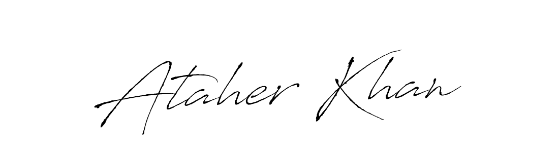 You should practise on your own different ways (Antro_Vectra) to write your name (Ataher Khan) in signature. don't let someone else do it for you. Ataher Khan signature style 6 images and pictures png