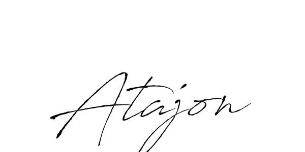 How to Draw Atajon signature style? Antro_Vectra is a latest design signature styles for name Atajon. Atajon signature style 6 images and pictures png