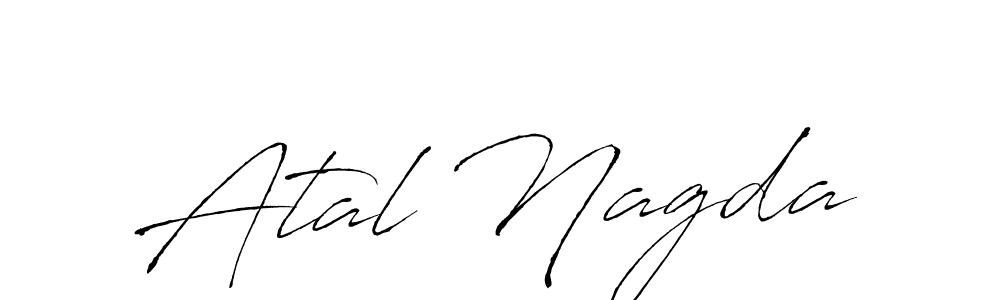 Make a beautiful signature design for name Atal Nagda. With this signature (Antro_Vectra) style, you can create a handwritten signature for free. Atal Nagda signature style 6 images and pictures png