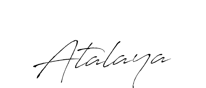 How to make Atalaya signature? Antro_Vectra is a professional autograph style. Create handwritten signature for Atalaya name. Atalaya signature style 6 images and pictures png