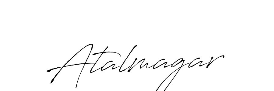 Make a beautiful signature design for name Atalmagar. With this signature (Antro_Vectra) style, you can create a handwritten signature for free. Atalmagar signature style 6 images and pictures png