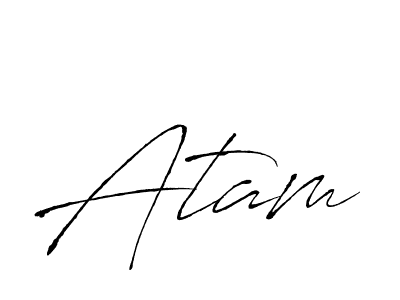 How to Draw Atam signature style? Antro_Vectra is a latest design signature styles for name Atam. Atam signature style 6 images and pictures png