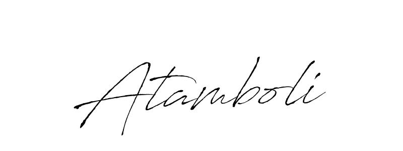 You should practise on your own different ways (Antro_Vectra) to write your name (Atamboli) in signature. don't let someone else do it for you. Atamboli signature style 6 images and pictures png