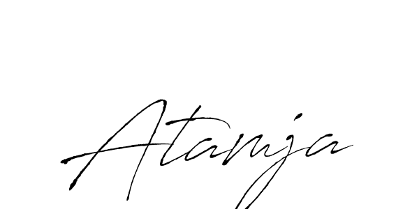 How to Draw Atamja signature style? Antro_Vectra is a latest design signature styles for name Atamja. Atamja signature style 6 images and pictures png