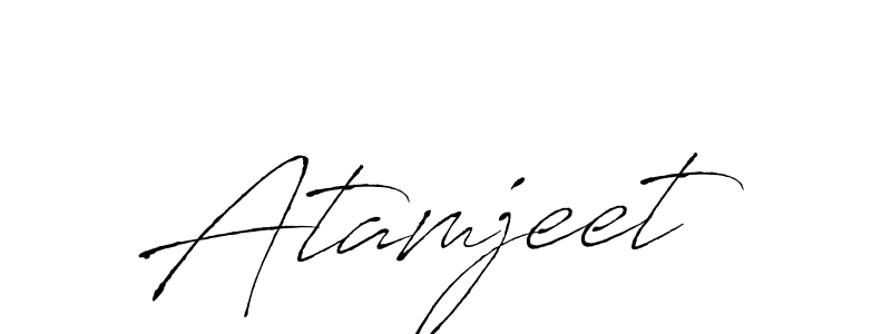 How to make Atamjeet signature? Antro_Vectra is a professional autograph style. Create handwritten signature for Atamjeet name. Atamjeet signature style 6 images and pictures png