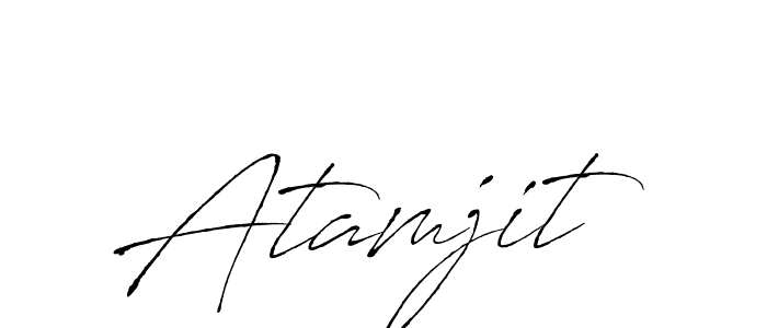 Make a beautiful signature design for name Atamjit. With this signature (Antro_Vectra) style, you can create a handwritten signature for free. Atamjit signature style 6 images and pictures png