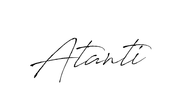 Once you've used our free online signature maker to create your best signature Antro_Vectra style, it's time to enjoy all of the benefits that Atanti name signing documents. Atanti signature style 6 images and pictures png