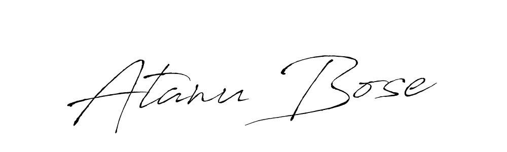 Make a beautiful signature design for name Atanu Bose. Use this online signature maker to create a handwritten signature for free. Atanu Bose signature style 6 images and pictures png