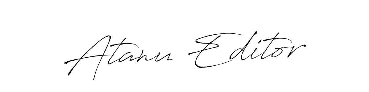 You can use this online signature creator to create a handwritten signature for the name Atanu Editor. This is the best online autograph maker. Atanu Editor signature style 6 images and pictures png