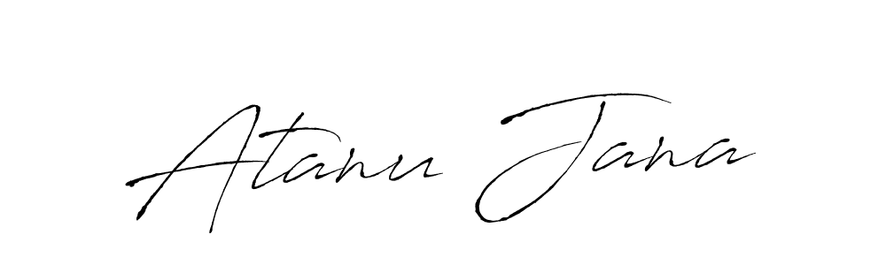 Use a signature maker to create a handwritten signature online. With this signature software, you can design (Antro_Vectra) your own signature for name Atanu Jana. Atanu Jana signature style 6 images and pictures png