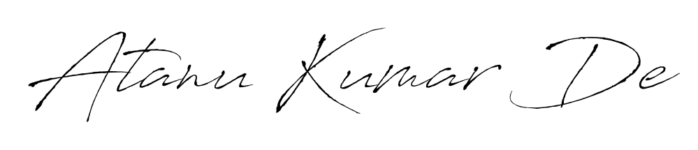Atanu Kumar De stylish signature style. Best Handwritten Sign (Antro_Vectra) for my name. Handwritten Signature Collection Ideas for my name Atanu Kumar De. Atanu Kumar De signature style 6 images and pictures png