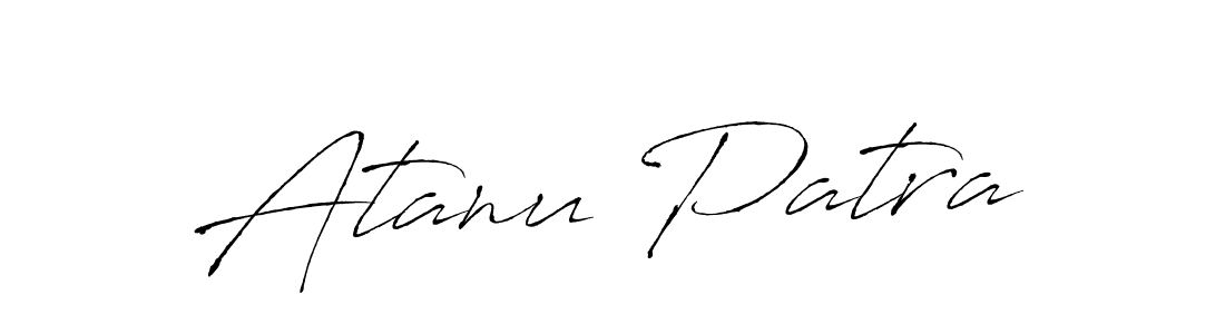 Create a beautiful signature design for name Atanu Patra. With this signature (Antro_Vectra) fonts, you can make a handwritten signature for free. Atanu Patra signature style 6 images and pictures png