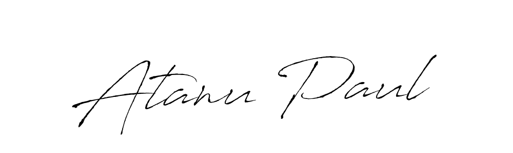 Use a signature maker to create a handwritten signature online. With this signature software, you can design (Antro_Vectra) your own signature for name Atanu Paul. Atanu Paul signature style 6 images and pictures png