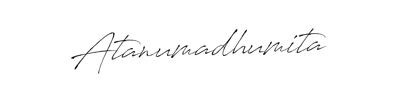 Design your own signature with our free online signature maker. With this signature software, you can create a handwritten (Antro_Vectra) signature for name Atanumadhumita. Atanumadhumita signature style 6 images and pictures png