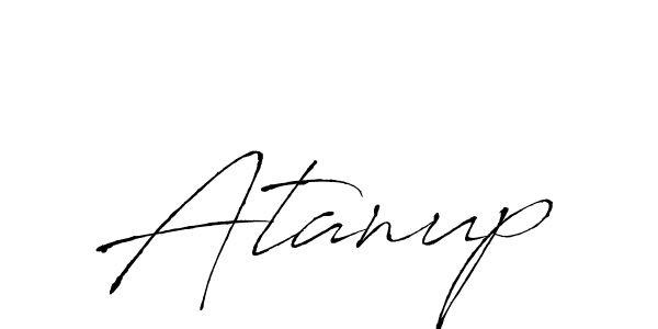 How to make Atanup signature? Antro_Vectra is a professional autograph style. Create handwritten signature for Atanup name. Atanup signature style 6 images and pictures png