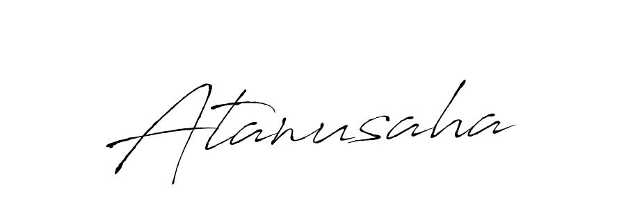 if you are searching for the best signature style for your name Atanusaha. so please give up your signature search. here we have designed multiple signature styles  using Antro_Vectra. Atanusaha signature style 6 images and pictures png