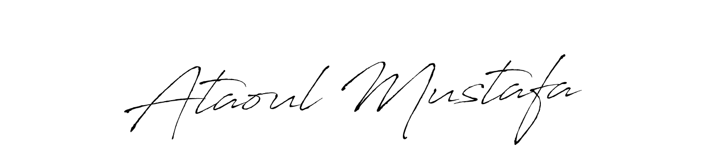Also You can easily find your signature by using the search form. We will create Ataoul Mustafa name handwritten signature images for you free of cost using Antro_Vectra sign style. Ataoul Mustafa signature style 6 images and pictures png