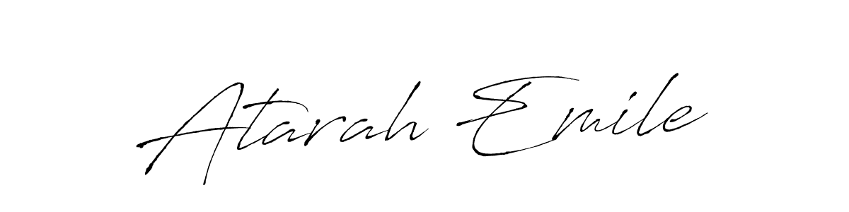 You should practise on your own different ways (Antro_Vectra) to write your name (Atarah Emile) in signature. don't let someone else do it for you. Atarah Emile signature style 6 images and pictures png