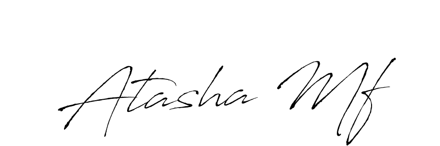 Create a beautiful signature design for name Atasha Mf. With this signature (Antro_Vectra) fonts, you can make a handwritten signature for free. Atasha Mf signature style 6 images and pictures png