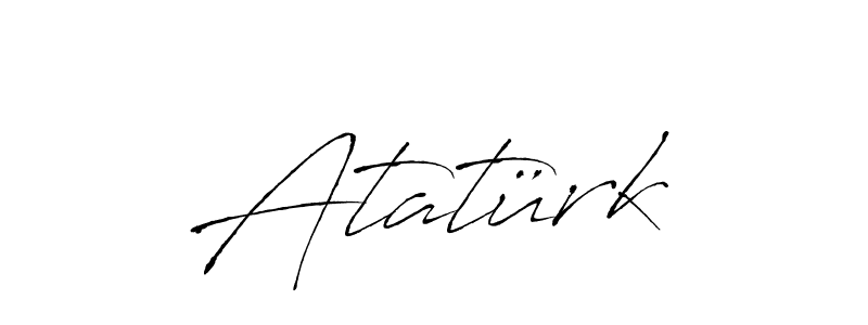 Design your own signature with our free online signature maker. With this signature software, you can create a handwritten (Antro_Vectra) signature for name Atatürk. Atatürk signature style 6 images and pictures png