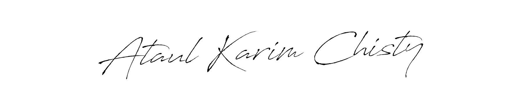 Also You can easily find your signature by using the search form. We will create Ataul Karim Chisty name handwritten signature images for you free of cost using Antro_Vectra sign style. Ataul Karim Chisty signature style 6 images and pictures png