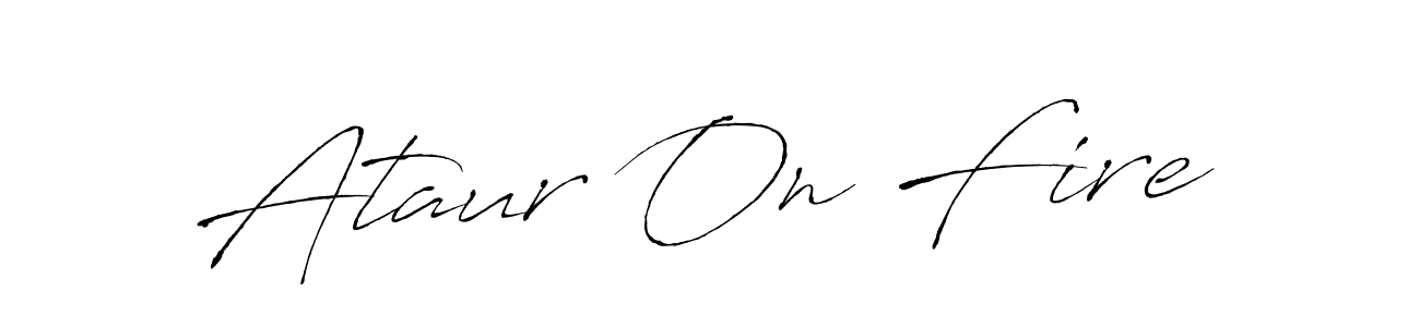 Use a signature maker to create a handwritten signature online. With this signature software, you can design (Antro_Vectra) your own signature for name Ataur On Fire. Ataur On Fire signature style 6 images and pictures png
