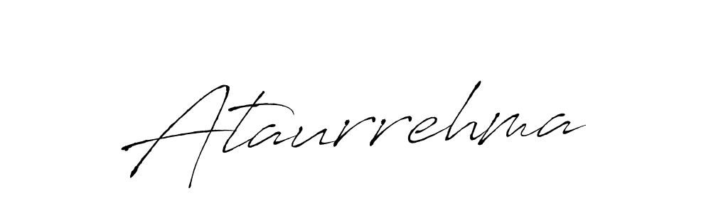 How to make Ataurrehma signature? Antro_Vectra is a professional autograph style. Create handwritten signature for Ataurrehma name. Ataurrehma signature style 6 images and pictures png