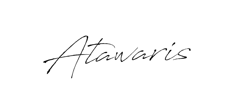 Similarly Antro_Vectra is the best handwritten signature design. Signature creator online .You can use it as an online autograph creator for name Atawaris. Atawaris signature style 6 images and pictures png