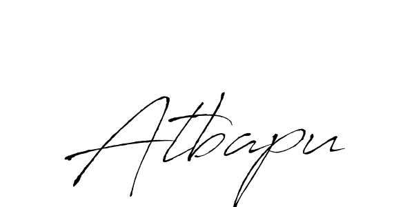 How to make Atbapu signature? Antro_Vectra is a professional autograph style. Create handwritten signature for Atbapu name. Atbapu signature style 6 images and pictures png