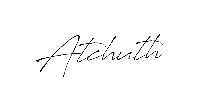 Make a beautiful signature design for name Atchuth. Use this online signature maker to create a handwritten signature for free. Atchuth signature style 6 images and pictures png