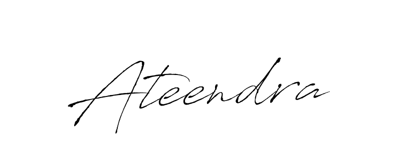 Ateendra stylish signature style. Best Handwritten Sign (Antro_Vectra) for my name. Handwritten Signature Collection Ideas for my name Ateendra. Ateendra signature style 6 images and pictures png