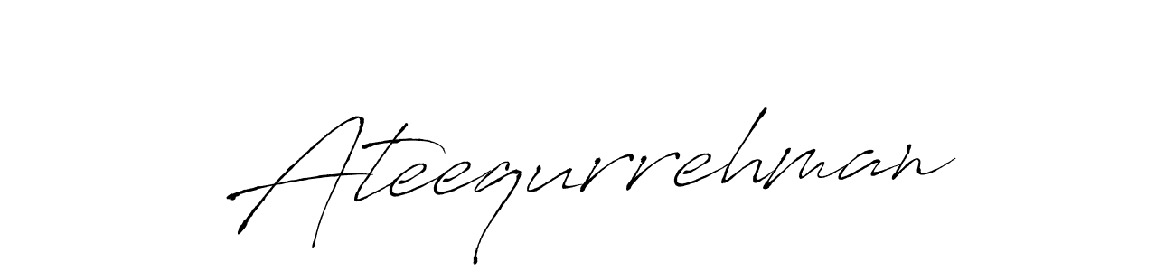 The best way (Antro_Vectra) to make a short signature is to pick only two or three words in your name. The name Ateequrrehman include a total of six letters. For converting this name. Ateequrrehman signature style 6 images and pictures png