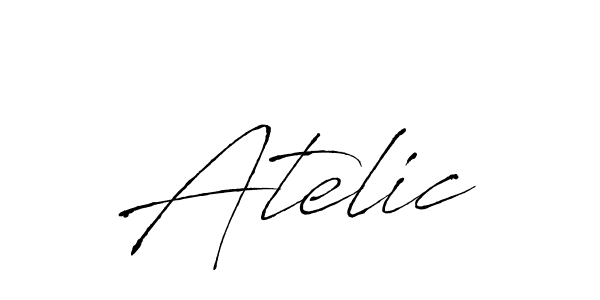 Create a beautiful signature design for name Atelic. With this signature (Antro_Vectra) fonts, you can make a handwritten signature for free. Atelic signature style 6 images and pictures png
