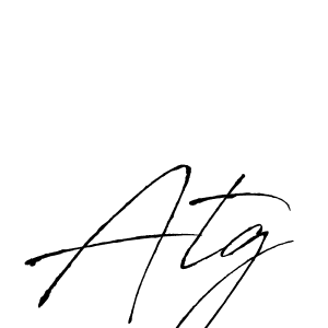 Design your own signature with our free online signature maker. With this signature software, you can create a handwritten (Antro_Vectra) signature for name Atg. Atg signature style 6 images and pictures png