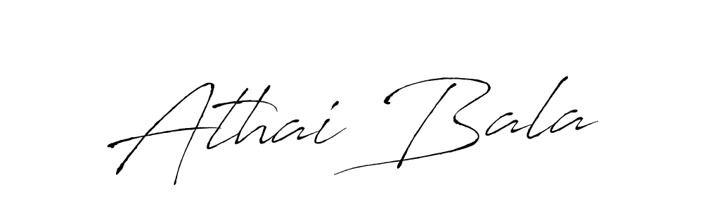 Design your own signature with our free online signature maker. With this signature software, you can create a handwritten (Antro_Vectra) signature for name Athai Bala. Athai Bala signature style 6 images and pictures png